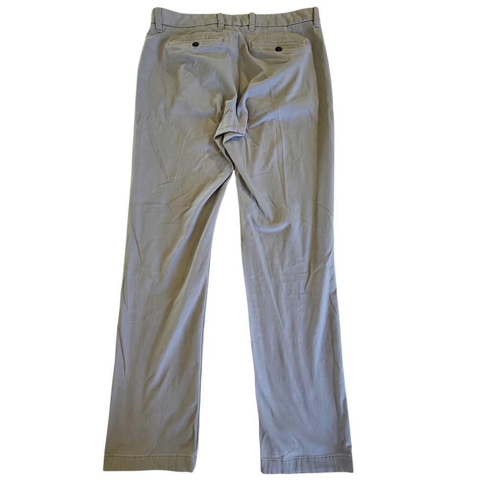 Hawker Rye Chino Pants Mens 34x32‎ Grey Slim Fit Stretch Cotton Twill Trousers - Picture 10 of 11